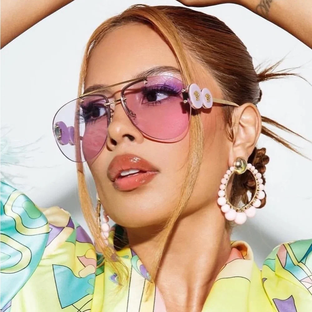 NEW VERSACE VE2250 14871A AVIATOR SUNGLASSES VERSACE MOD 2250 PURPLE_6